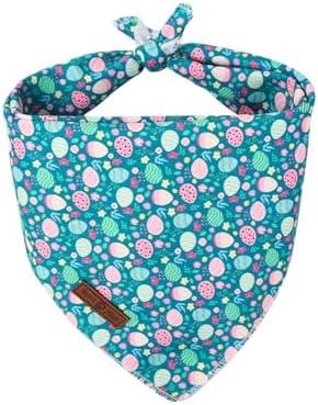 Lionet Paws Easter Dog Bandana for Small Medium Dogs by lionetpaws