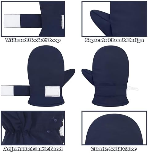 Sarfel Toddler Mittens Waterproof Toddler Gloves Baby Winter Mittens Toddler - Image 4