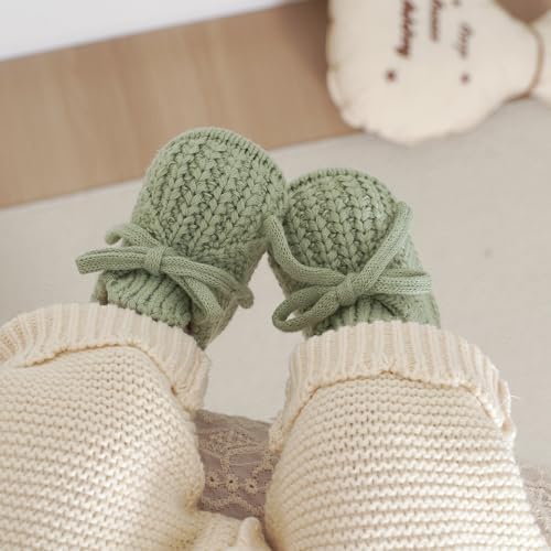 Baby Booties with Hat Set - Image 6
