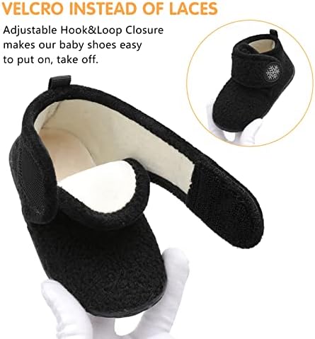 FEETCITY Baby Booties Girls Boys Infant Slippers First Walkers Shoes Warm Socks - Image 4