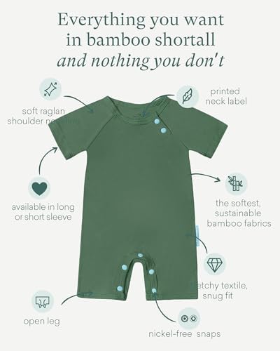 PurComfy SuperSoft Bamboo Viscose Baby Romper, Short Sleeve | One-piece Summer - Image 2