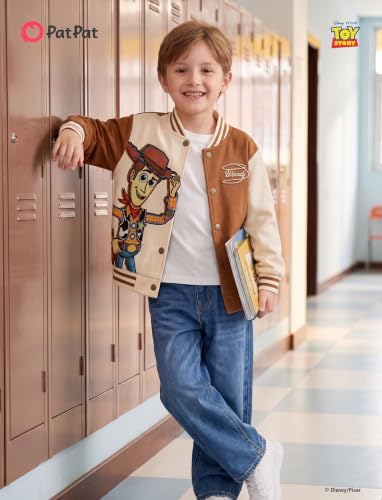 Disney Bomber Jacket Spider Man Marvel Toy Story Cars Varsity Cardigan2-13Y - Image 3