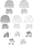 Baby Hats Mittens and Socks Set Soft Cotton Newborn Hat Glove by ZAVBABY