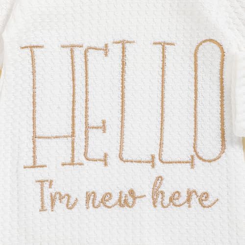 GRNSHTS Newborn Baby Boy Romper Coming Home Outfits Letter Print Bodysuit - Image 5