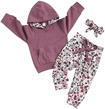 oklady Baby Girl Clothes, Hoodie Tops Floral Pant by Oklady