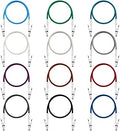 Patelai 12 Pcs Silicone Bib Clips Chains Napkin Holder, Vivid Color Series | by Patelai