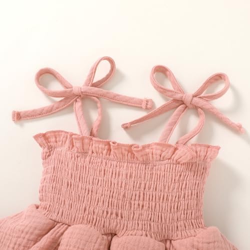 YOUNGER TREE Baby Girl Clothes Infant Summer Romper Dress Sleeveless Bodysuit - Image 4