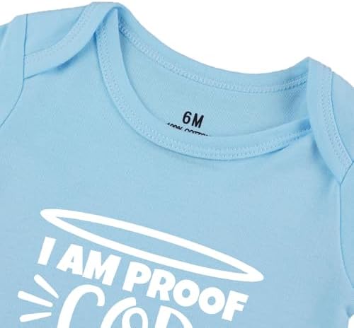 listery I'M Proof That God Answers Prayers Baby Bodysuit Baby Religious Infant - Image 4
