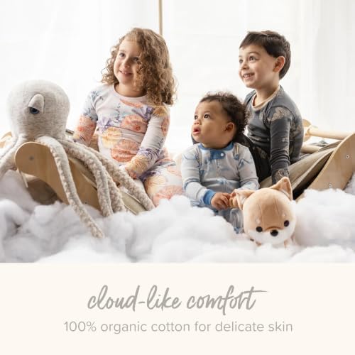 Burt's Bees Baby Unisex Bodysuits, Short Sleeve Organic Sleepwear - Image 5
