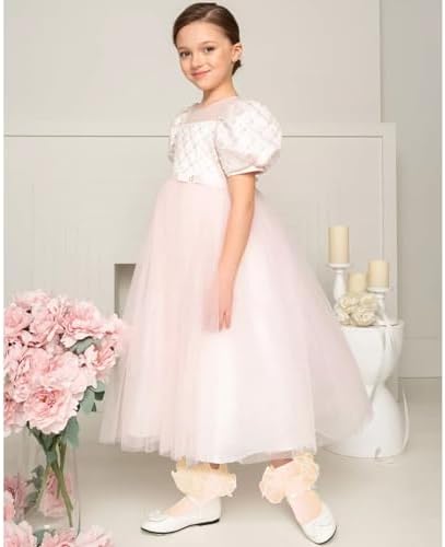 Girls Ruffle Socks Double Lace Turn Cuff Frilly Church Dress Socks - Image 6