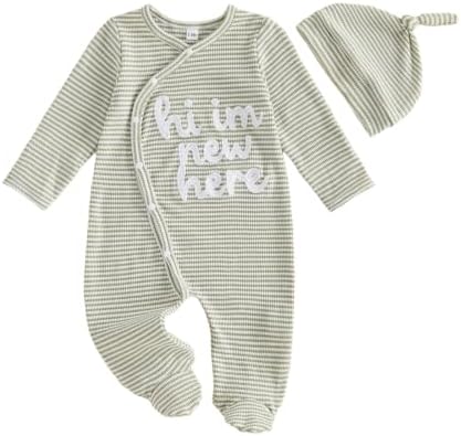 Kuriozud Newborn Baby Boy Going Home Outfit Kimono Romper by Kuriozud
