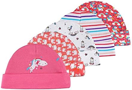 MAMIMAKA Baby Hat and Mittens Set Newborn Baby Hats Caps - Image 2