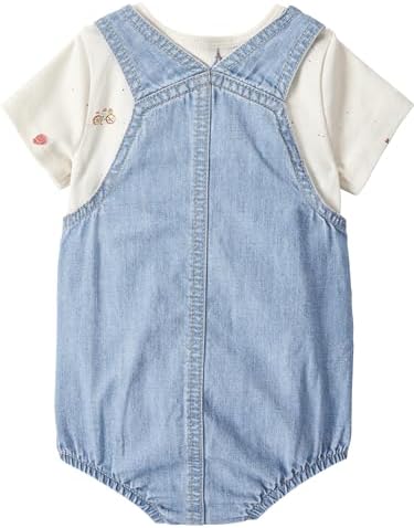 little planet by carter's Baby 2-piece Organic Cotton Shortall Set - Image 2