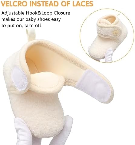 FEETCITY Baby Booties Girls Boys Infant Slippers First Walkers Shoes Warm Socks - Image 3