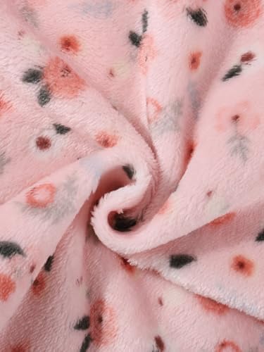 Toddler Baby Girl Fleece Jackets Fall Clothes Hooded Zip Fuzzy Coats - Image 5