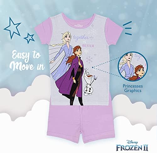 Disney Unisex Kids' 6-piece Snug-fit Cotton Matching Comfortable Pajama Set - Image 5