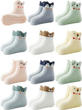 Aroveea Toddler Socks Non Slip Grip Ankle Baby 12 Pack by Aroveea