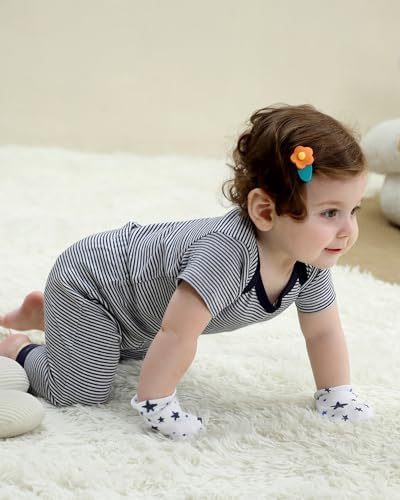 Baby Hats Mittens and Socks Set Soft Cotton Newborn Hat Glove - Image 4