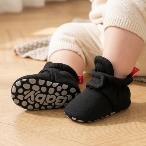 Meckior Newborn Infant Baby Girls Boys Warm Fleece Winter Booties First Walkers - Image 2