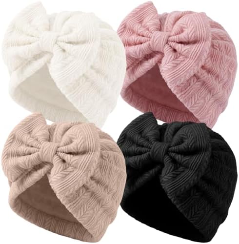 Cuffbow 4 Pcs Preemie Hats Baby Cap by Cuffbow