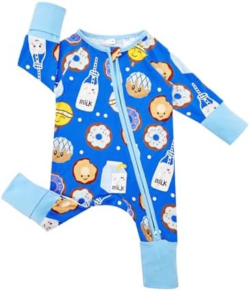 Bow Dream Bamboo Pajamas for Baby, Rayon Sleeper Romper Jumpsuit Outfit | 93% - Image 2