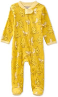 Butterblu Scout Sleep & Play 100% Organic Cotton Footed Zip Front PJs | GOTS by Butterblu