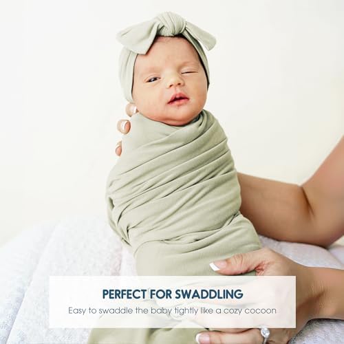GRSSDER Newborn Swaddle Blanket Set - Image 2