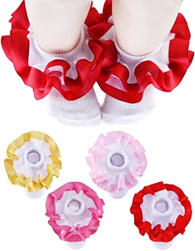 PrinceSasa Little Baby Girl Princess Lace Ruffles Socks Set by PrinceSasa