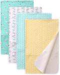 Gina Era Cotton Flannel Receiving Blankets Baby 4 Pcs, Baby Swaddle Blankets by GinaEra