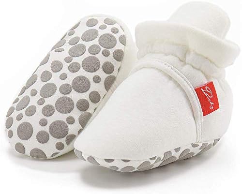 HsdsBebe Unisex Newborn Baby Cotton Booties Non-Slip Sole by HsdsBebe
