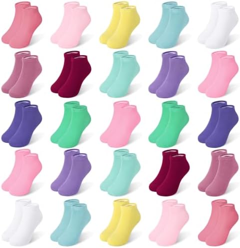 GENTABY Toddler Socks 25 Pairs Kids Ankle Socks by GuardianChildrensParadise
