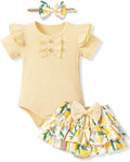 HONGTEYA Baby Girl Clothes Set Newborn Infant Summer Outfits by HONGTEYA
