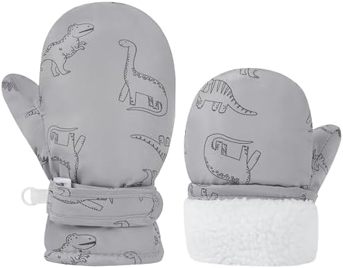Infant Baby Toddler Winter Mittnes Lined Fleece Snow Gloves - Image 2