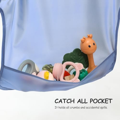 POIKSHARK Long Sleeve Bib, Waterproof Sleeved Smock - Image 6