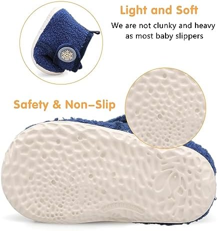 FEETCITY Baby Booties Girls Boys Infant Slippers First Walkers Shoes Warm Socks - Image 5