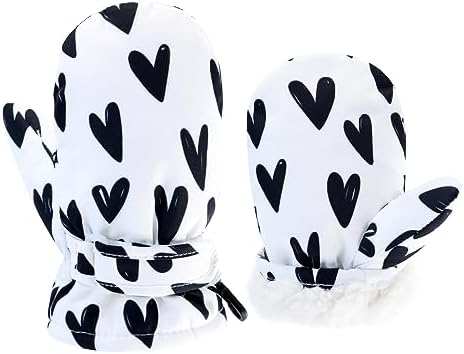 BAVST Toddler Waterproof Mittens Fleece Lined Baby Boys Girls Winter Warm Glove by BAVST