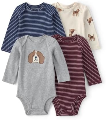 Carter's Baby Boys' 4-pack Long Sleeve Bodysuits by Carters