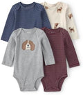 Carter's Baby Boys' 4-pack Long Sleeve Bodysuits by Carters