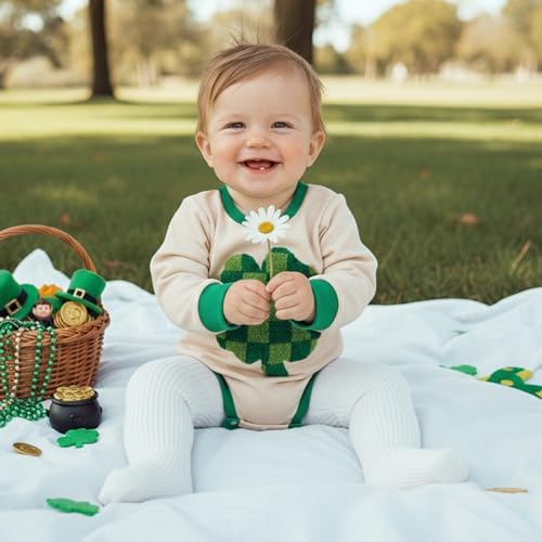 VISGOGO Newborn Infant Baby Boy Oversized Romper Sweater Bodysuits Coming Home - Image 2