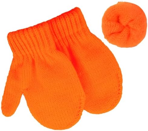 Century Star Toddler Mittens Thick Knit Kids Winter Gloves Warm Toddler Winter - Image 2