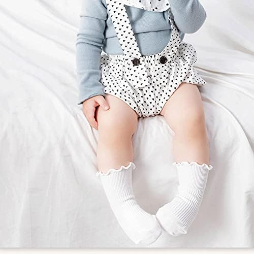 Toddler Girl Ruffle Socks Baby Girls Knee High Socks - Image 4