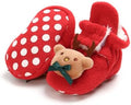 Baby Booties Cozy Fleece Slippers Soft Baby Shoes by GDSDYM
