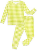 moimoln Cotton Modal Baby Toddler Pajamas Check Solid Leopard 6M-8Y by moimoln