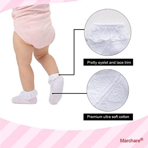 Marchare Baby Lace Socks 3 Pack - Image 5