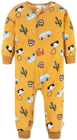 Gerber Baby Boys 3-Pack Fleece Footless Pajamas - Image 2