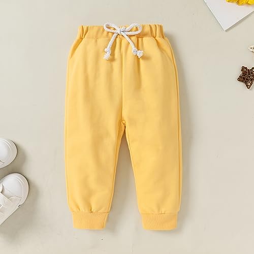 Happy Town Baby Fall Outfits for Girl Boy Long Sleeve Hoodie Top and Long - Image 3