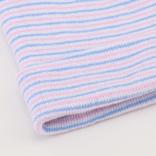 DRESHOW BQUBO 4 Pack Newborn Hospital Hat Infant Baby Hat Cap - Image 7