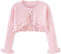 Toddler Girls Cardigan Sweater Bolero Shrug Baby Kids Long Sleeve Cropped Dress by Miccina