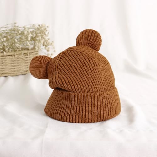 Hadetoto Cotton Baby Beanie Winter Knitted Hat - Image 5