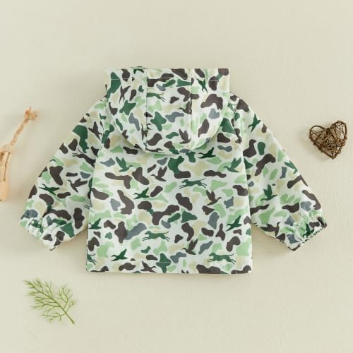 Toddler Baby Girl Windbreaker Jacket Zip Up Hoodie Long Sleeve Sweatshirt - Image 6
